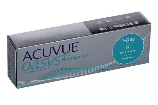 Контактные линзы ACUVUE Oasys 1-Day with hydraluxe 30 линз R 8,5 -1,50