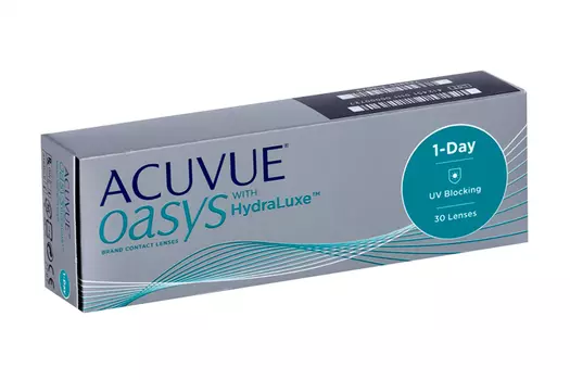 Контактные линзы ACUVUE Oasys 1-Day with hydraluxe 30 линз R 8,5 -4,50