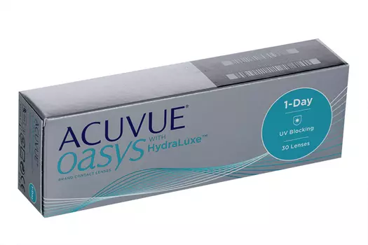 Контактные линзы ACUVUE Oasys 1-Day with hydraluxe 30 линз R 8,5 -2,50