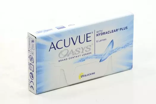 Контактные линзы ACUVUE Oasys 6 pk двухнедельные, -5.00 / 14.00 / 8.4, 6 шт