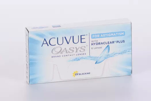 Контактные линзы ACUVUE Oasys for Astigmatism 6 линз R 8.6 D -2.25 CYL -2.75 AX 170