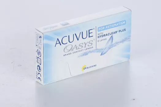 Контактные линзы ACUVUE Oasys for Astigmatism 6 линз R 8.6 D -2.75 CYL -1.75 AX 20