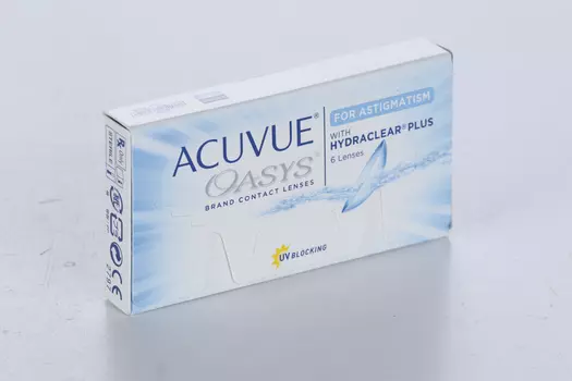 Контактные линзы ACUVUE Oasys for Astigmatism 6 линз R 8.6 D -4.75 CYL -1.25 AX 180