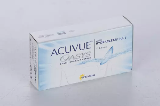 Контактные линзы ACUVUE Oasys with hydraclear plus 12 линз R 8.4 D +8.00
