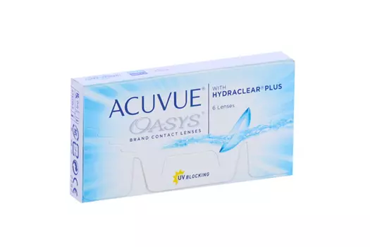 Контактные линзы ACUVUE Oasys with hydraclear plus 6 линз R 8,8 -2,25