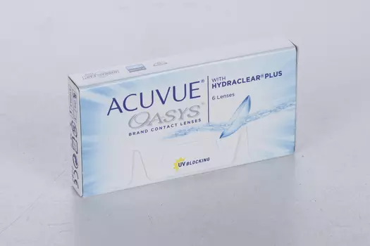 Контактные линзы ACUVUE Oasys with hydraclear plus 6 линз R 8,4 -0.50