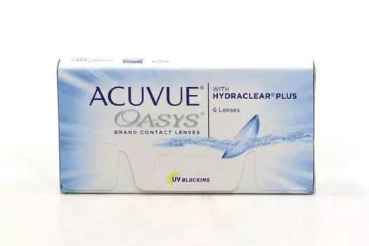 Контактные линзы ACUVUE Oasys with hydraclear plus 6 линз R 8,8 -6,00