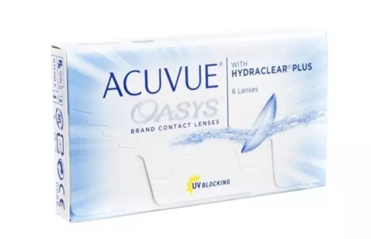 Контактные линзы ACUVUE Oasys with hydraclear plus 6 линз R 8.4 D -4.50