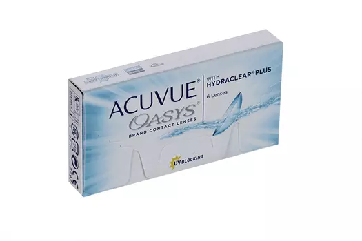 Контактные линзы ACUVUE Oasys with hydraclear plus 6 линз R 8.4 D -3.25