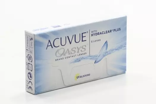 Контактные линзы ACUVUE Oasys with hydraclear plus 6 линз R 8,8 -2,50