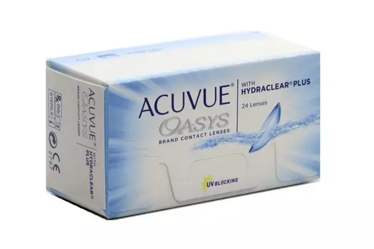 Контактные линзы ACUVUE Oasys with hydraclear plus 24 линзы R 8.4 D -2.00
