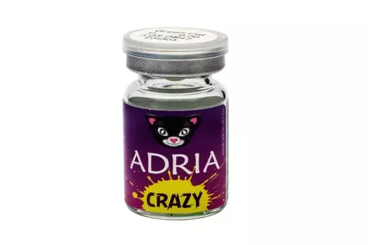 Контактные линзы Adria Crazy Demon квартальные красный 0.00/14.0/8.6