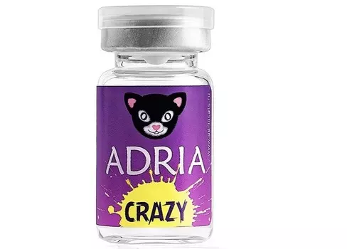 Контактные линзы Adria Crazy Eagle квартальные желтый 0.00/14.0/8.6