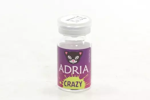 Контактные линзы Adria Crazy квартальные белая кошка 0.00/14.0/8.6