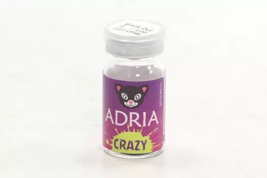Контактные линзы Adria Crazy квартальные черный 0.00/14.0/8.6