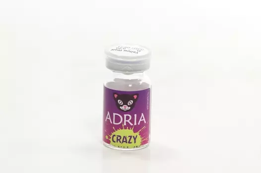 Контактные линзы Adria Crazy квартальные сеть белый 0.00/14.0/8.6