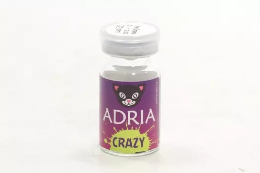Контактные линзы Adria Crazy квартальные зеленая опаснось 0.00/14.0/8.6