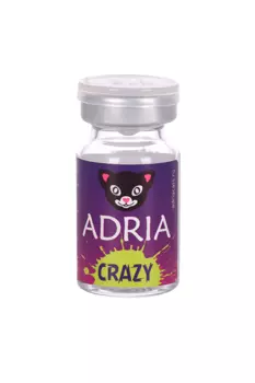 Контактные линзы Adria Crazy Psycho гидрогелевые цветные 0.00/14.0/8.6