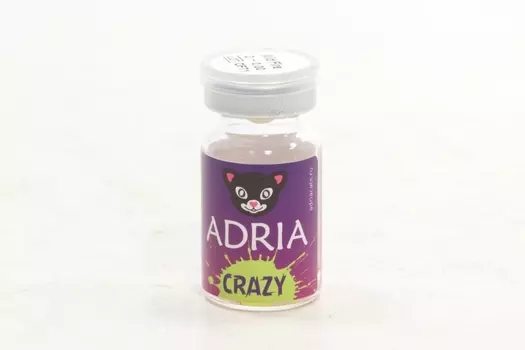 Контактные линзы Adria Crazy Wild Fire квартальные желтый 0.00/14.0/8.6