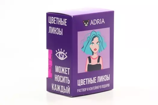 Контактные линзы Adria Effect Topaz мягкие/квартальные -1.00/14.5/8.6, 2 шт