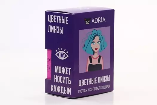 Контактные линзы Adria Elegant Brown мягкие/квартальные -1.50/14.2/8.6, 2 шт