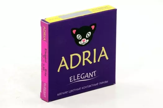 Контактные линзы Adria Elegant Gray мягкие/квартальные -3.50/14.2/8.6, 2 шт