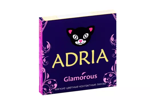 Контактные линзы Adria Glamorous Brown мягкие/квартальные 0.00/14.5/8.6, 2 шт
