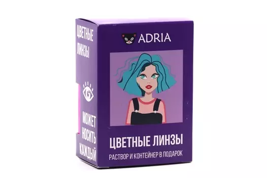 Контактные линзы Adria Glamorous Gold мягкие/квартальные 0.00/14.5/8.6, 2 шт