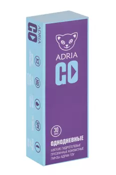 Контактные линзы Adria Go однодневные/прозрачные/гидрогелевые -3.5/14.2/8.6, 30 шт
