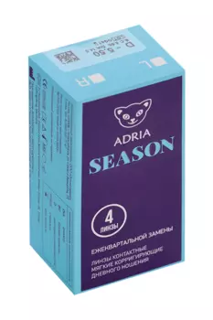Контактные линзы Adria Season мягкие корригирующие дневного ношения -5.5/14.0/8.6, 4 шт