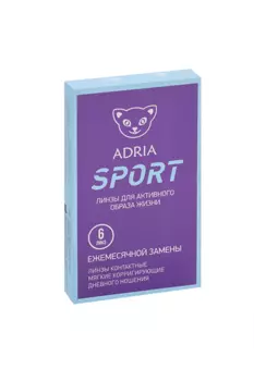 Контактные линзы Adria Sport мягкие/корригирующие/дневного ношения -2.25/14.2/8.6, 6 шт