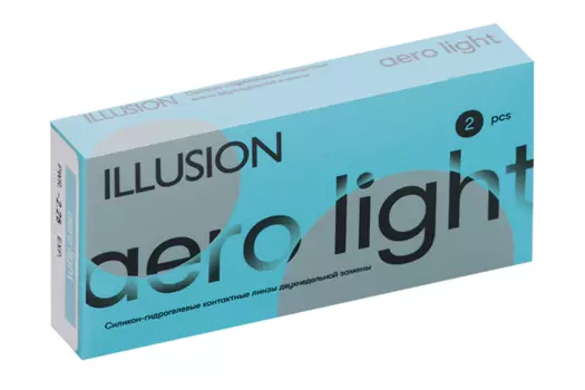 Контактные линзы Aero Light 2 недели -2.25 /14.2/8.7, 2 шт