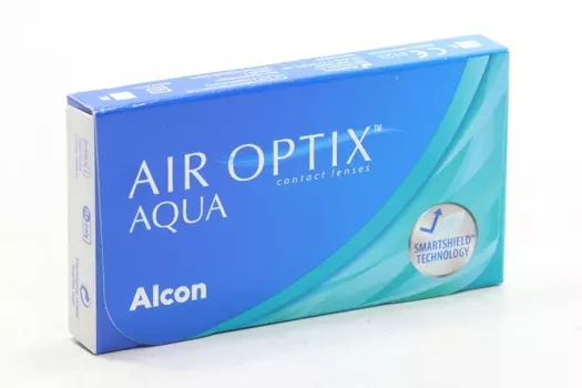 Контактные линзы Air Optix Aqua BC 8.6 D -8.0, 3 шт