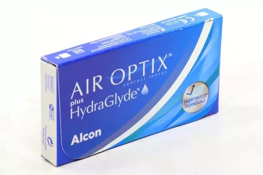 Контактные линзы Air Optix plus HydraGlyde (3) ежемесячные -7.5/14.20/8.6, 3 шт