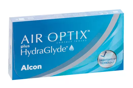 Контактные линзы Air Optix plus HydraGlyde (3) ежемесячные -7.0/14.20/8.6, 3 шт