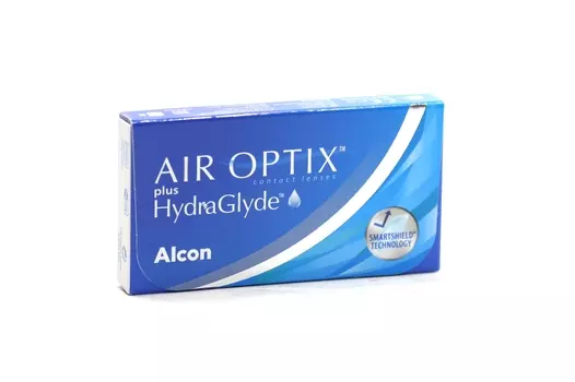 Контактные линзы Air Optix plus HydraGlyde (3) ежемесячные -5.75/14.20/8.6, 3 шт