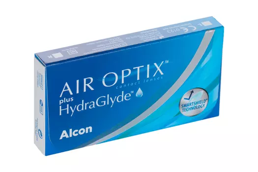 Контактные линзы Air Optix plus HydraGlyde (6) -2.00, 6 шт