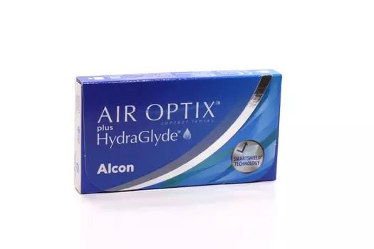 Контактные линзы Air Optix plus HydraGlyde (6) -3.00, 6 шт