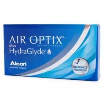 Контактные линзы Air Optix plus HydraGlyde (6) -4.00, 6 шт