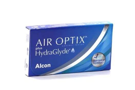 Контактные линзы Air Optix plus HydraGlyde (6) -6.50, 6 шт