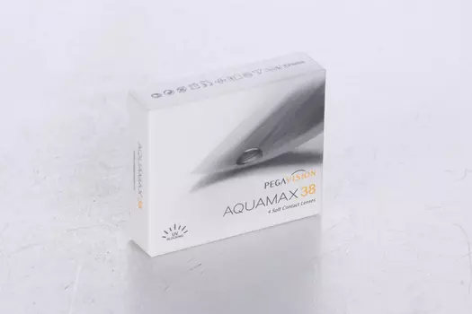 Контактные линзы Aquamax 38 Pegavision квартальные R 8.6 (диоптрия -3,75), 4 шт