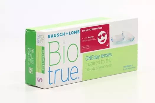 Контактные линзы Bausch+Lomb Biotrue ONEday R 8.6 D -4.00 30 шт