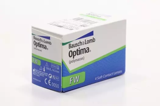 Линзы Bausch+Lomb Optima FW контактные R 8.7 (диоптрия -3,25), 4 шт