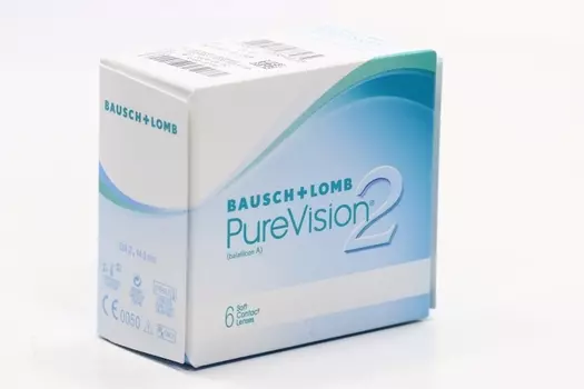 Контактные линзы Bausch+Lomb Pure Vision 2 R 8.6 D -6.50, 6 шт