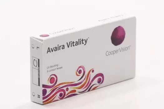 Контактные линзы Cooper Vision Avaira Vitality D -3.5 R 8.4, 6 шт