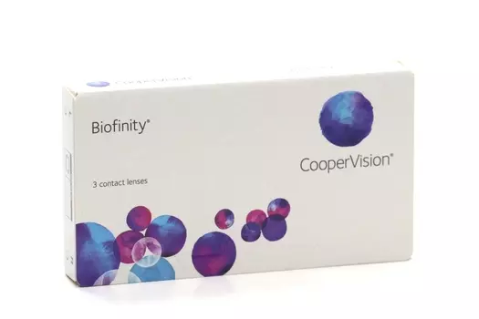 Контактные линзы Cooper Vision Biofinity D -2.5 R 8.6, 3 шт