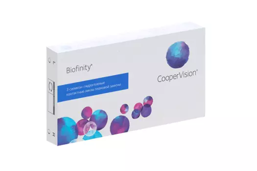 Контактные линзы Cooper Vision Biofinity D -2.25 R 8.6, 3 шт