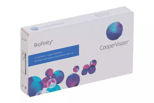 Контактные линзы Cooper Vision Biofinity D -4.50 R 8.6, 3 шт