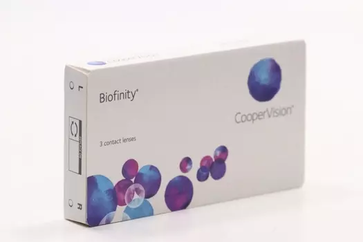 Контактные линзы Cooper Vision Biofinity D -6.50 R 8.6, 3 шт