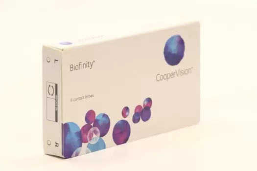 Контактные линзы Cooper Vision Biofinity D -6.5 R 8.6, 6 шт